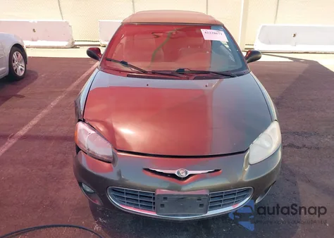 2001 Chrysler Sebring Lxi z USA, uszkodzony, nr VIN 1C3EL55U61N638770